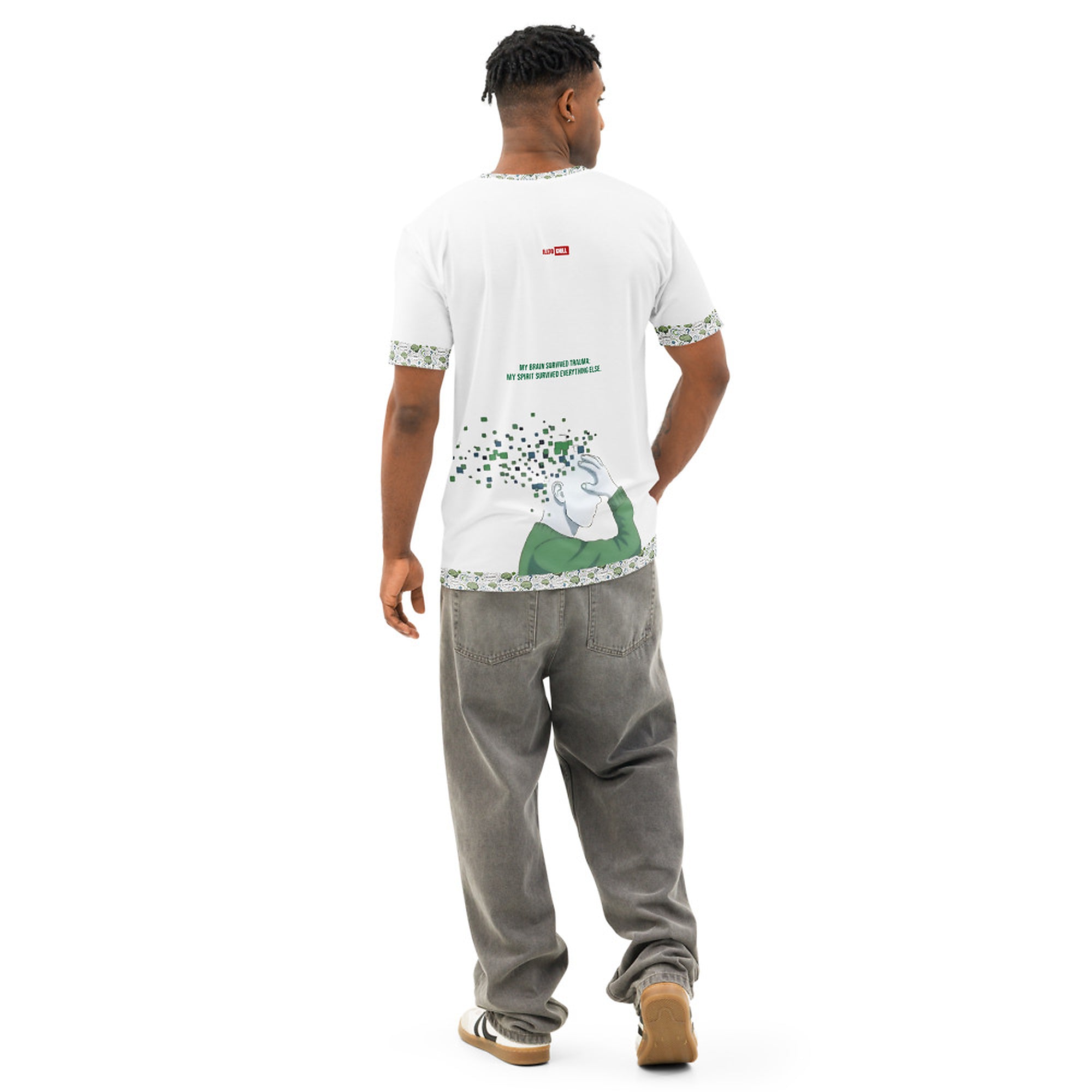 Brain Loading Please Wait TBI Cotton T-Shirt ILLTOCHILL Streetwear Identity
