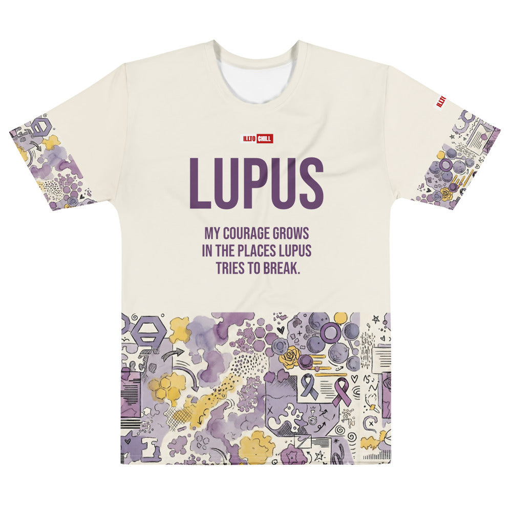 ILLTOCHILL Lupus Awareness T-Shirt – Flat Front (White)