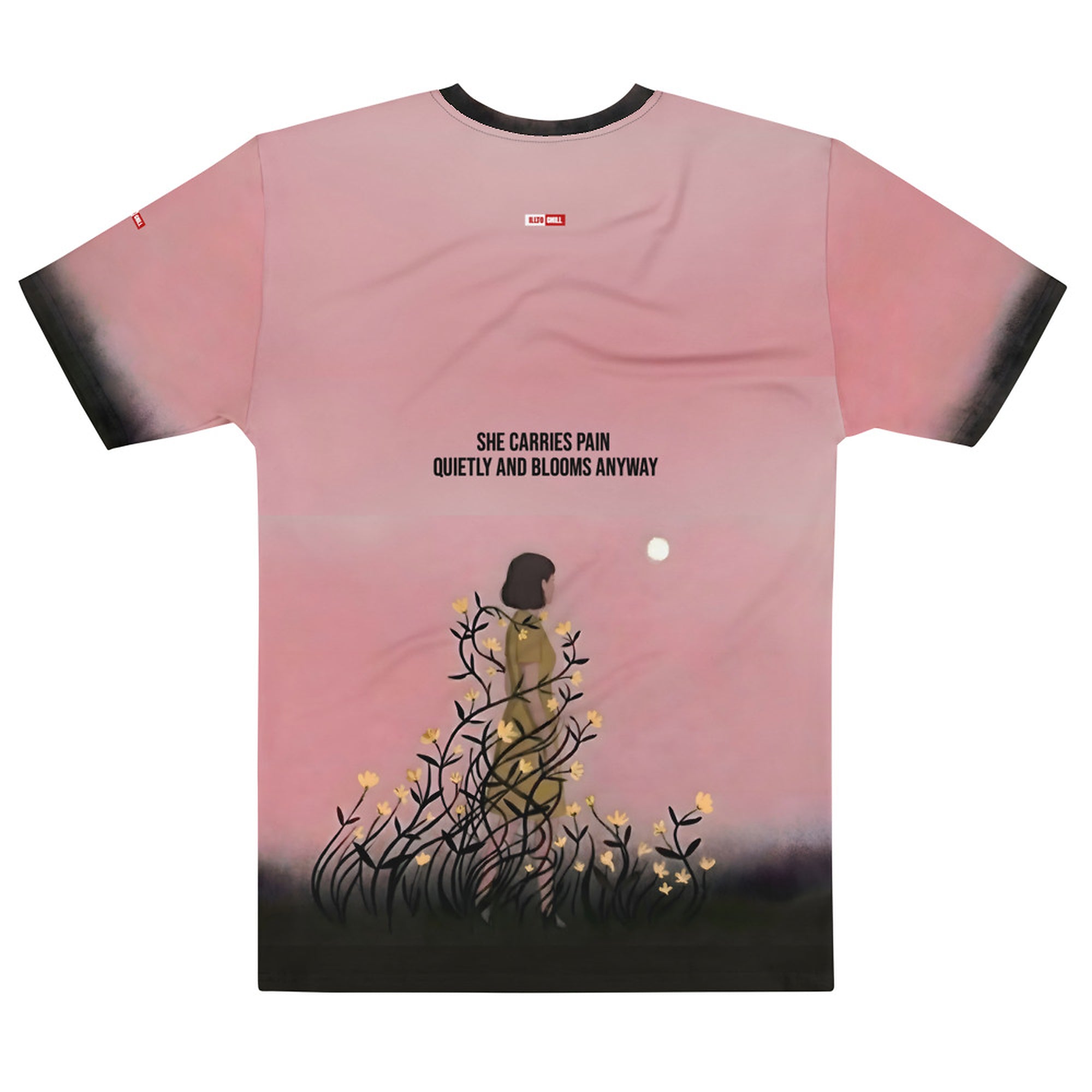 ILLTOCHILL Endometriosis Awareness T-Shirt – Flat Back (Black)