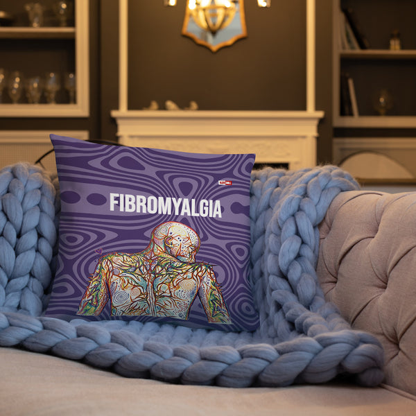 ILLTOCHILL Fibromyalgia Support Pillow – Lifestyle Front Lifestyle 3 (White)