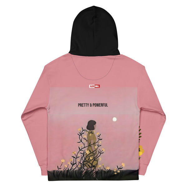 ILLTOCHILL Endometriosis awareness Endo warrior gift unisex cotton hoodie – Flat Back (Black)