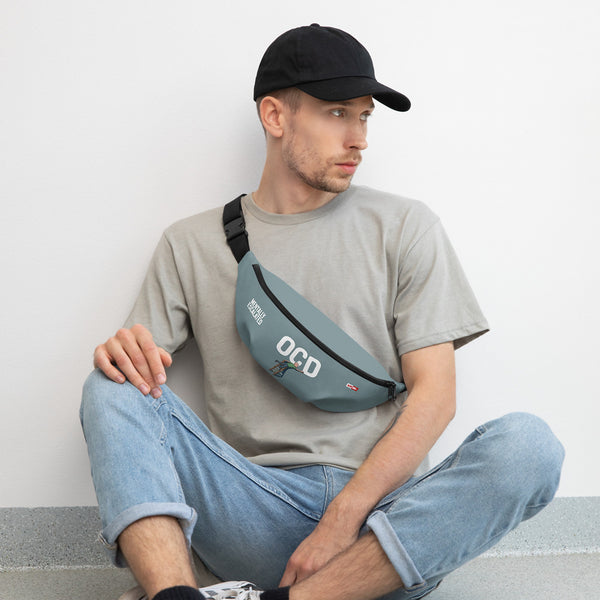 ILLTOCHILL OCD Awareness Fanny Pack – Men's Lifestyle Front (Clear)