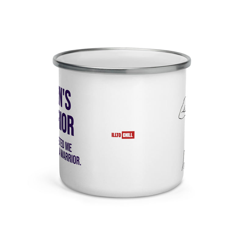 ILLTOCHILL Crohn's disease awareness and support gift Enamel Mug – Default Front