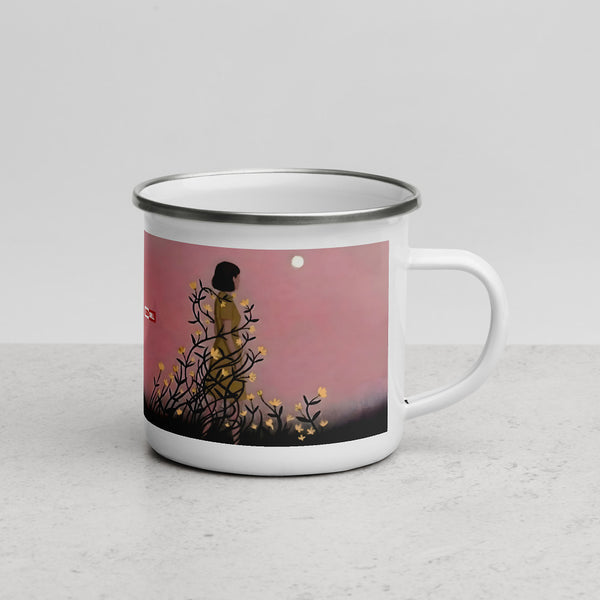 ILLTOCHILL Endometriosis awareness Endo warrior gift Enamel Mug – Lifestyle 3 Right