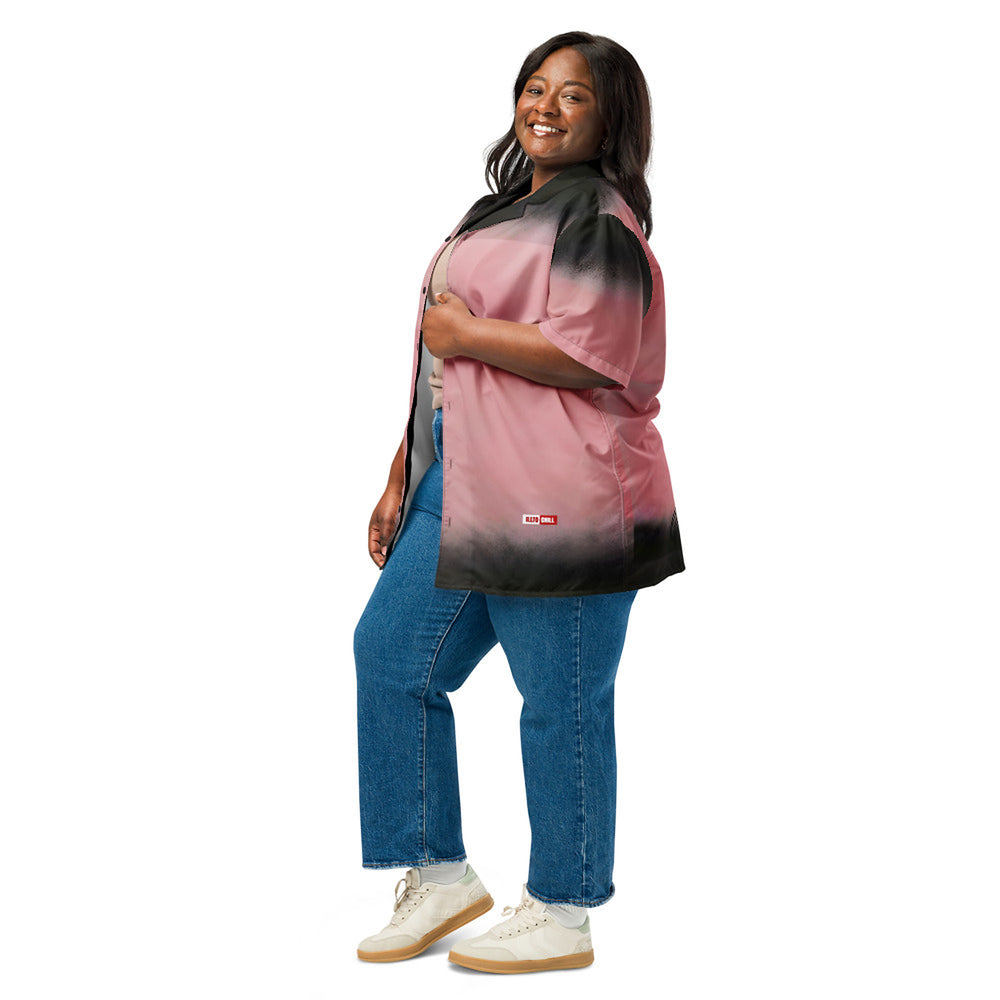 ILLTOCHILL Endometriosis awareness Endo support Unisex button shirt – Women's 3 Left (Black)