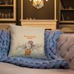 ILLTOCHILL MS Multiple Sclerosis awareness and support gift Pillow – Lifestyle Front Lifestyle 3 (Black)