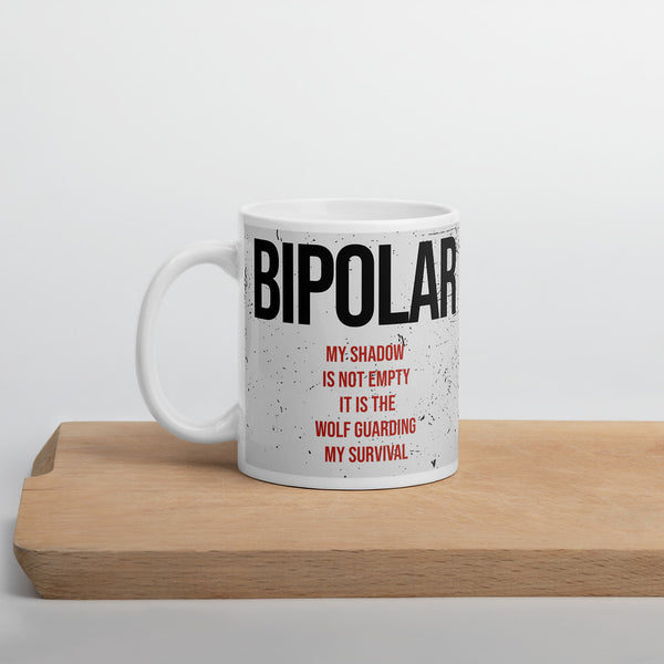 ILLTOCHILL Bipolar disorder gift White glossy mug – Environment Cutting board