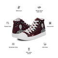 ILLTOCHILL Anxiety awareness gift Men’s high top canvas shoes – Product specs Left #2