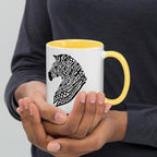ILLTOCHILL EDS ehler danlos syndrome awareness gift Mug with Color Inside – Lifestyle 3 Right