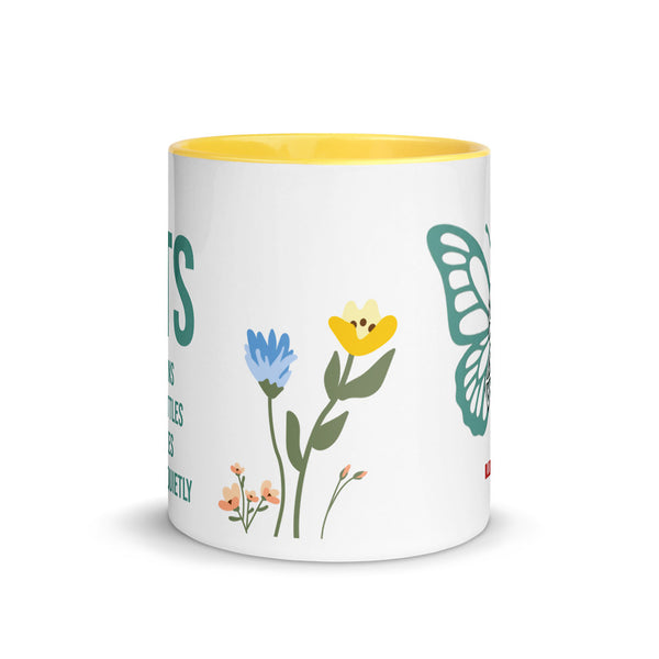ILLTOCHILL POTS awareness gift Mug with Color Inside – Flat Front