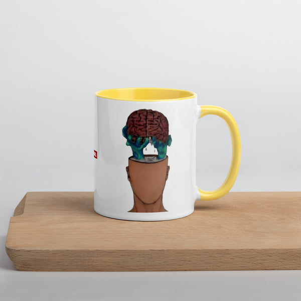 ILLTOCHILL IIH awareness Idiopathic Intracranial Hypertension support gift Mug with Color Inside – Lifestyle Right