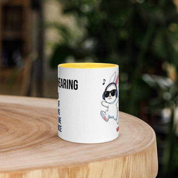 ILLTOCHILL Hard of hearing support gift for hearing impaired Mug with Color Inside – Lifestyle 5 Front