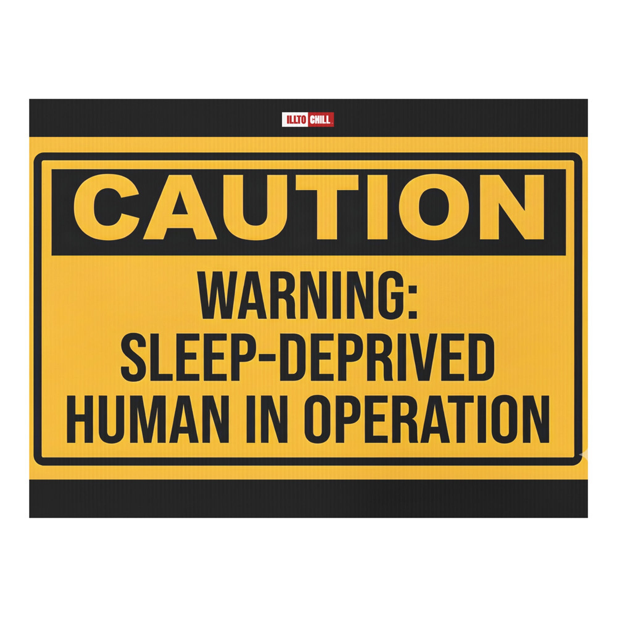 ILLTOCHILL Insomnia Awareness T-Shirt – Flat Front (Insomnia Awareness T-shirt)