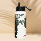 ILLTOCHILL Asthma awareness gift Stainless steel water bottle with a straw lid – Lifestyle 4 Left