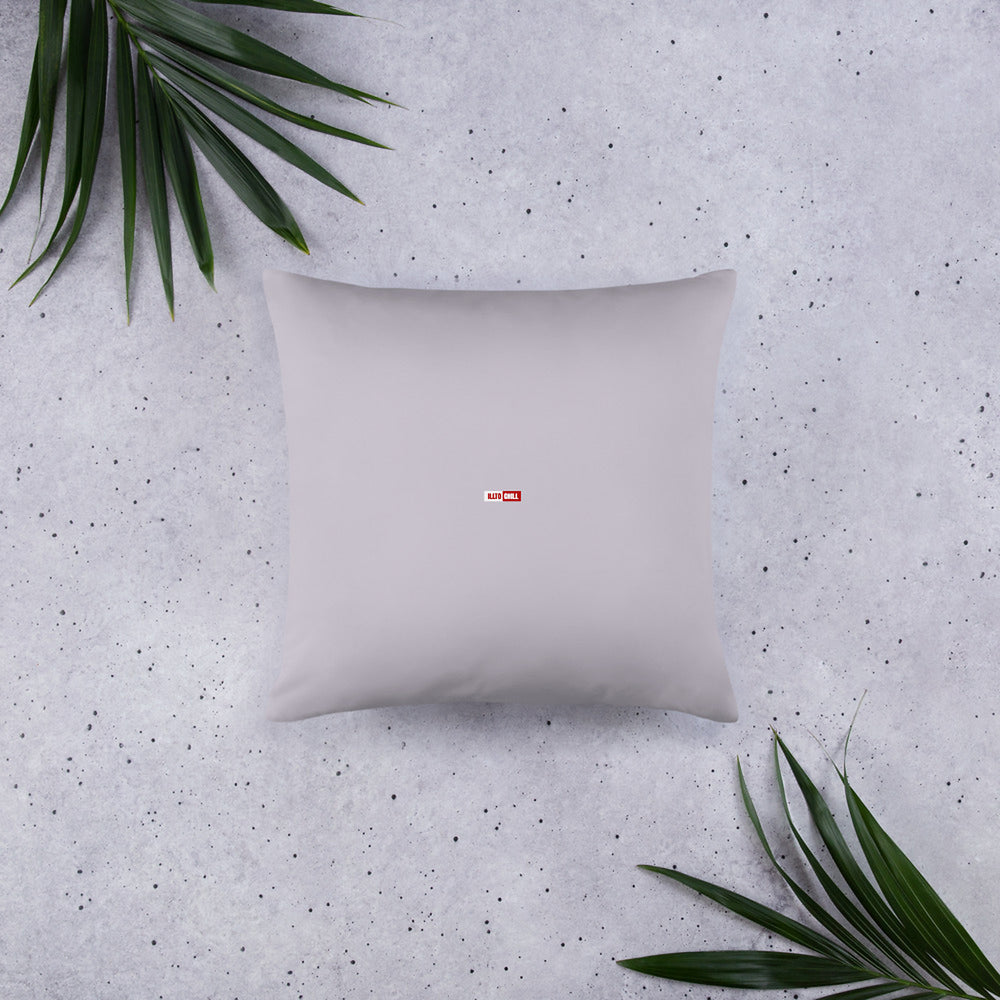 ILLTOCHILL RA awareness Rheumatoid Arthritis support gift Pillow – Flat Lifestyle Back (Black)