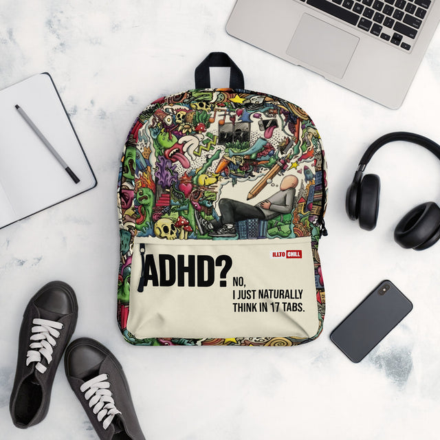 Carry The Chaos ADHD Backpack – Identity Bag | ILLTOCHILL