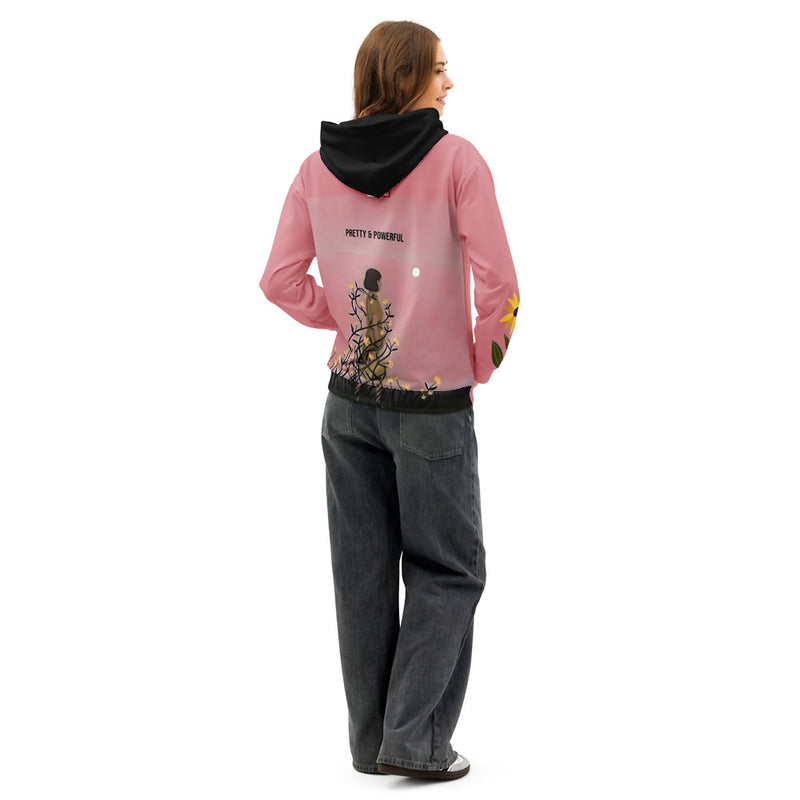 ILLTOCHILL Endometriosis awareness Endo warrior gift unisex cotton hoodie – Women's Back (Black)