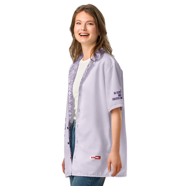 ILLTOCHILL RA awareness Rheumatoid Arthritis support Unisex button shirt – Women's 2 Left Front (Black)