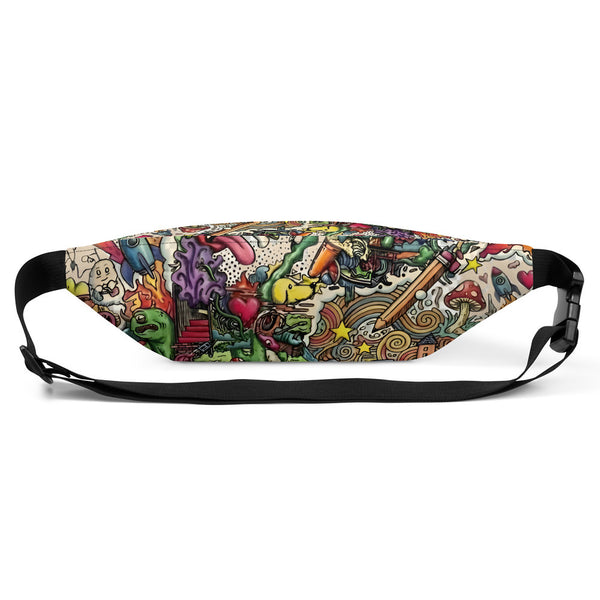 ILLTOCHILL ADHD Awareness Fanny Pack – Default Back (Black)