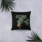 ILLTOCHILL Asthma Support Pillow – Flat Lifestyle Front (Black)