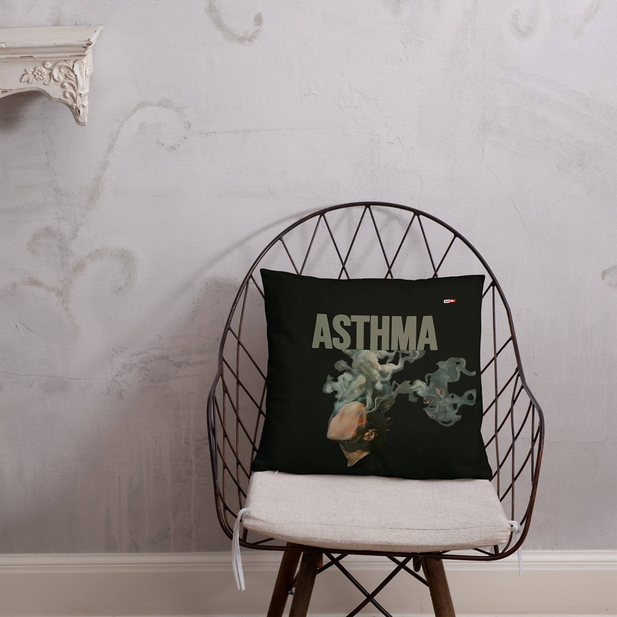 ILLTOCHILL Asthma Support Pillow – Lifestyle Front Lifestyle 1 (Black)