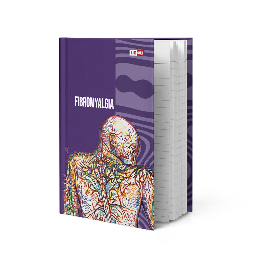 ILLTOCHILL Fibromyalgia Support Hardcover Journal – Flat 2 Front (Fibromyalgia Support Hardcover Journal)