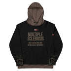 ILLTOCHILL MS awareness Multiple Sclerosis support gift heavyweigh Unisex Hoodie – Flat Front (Black)
