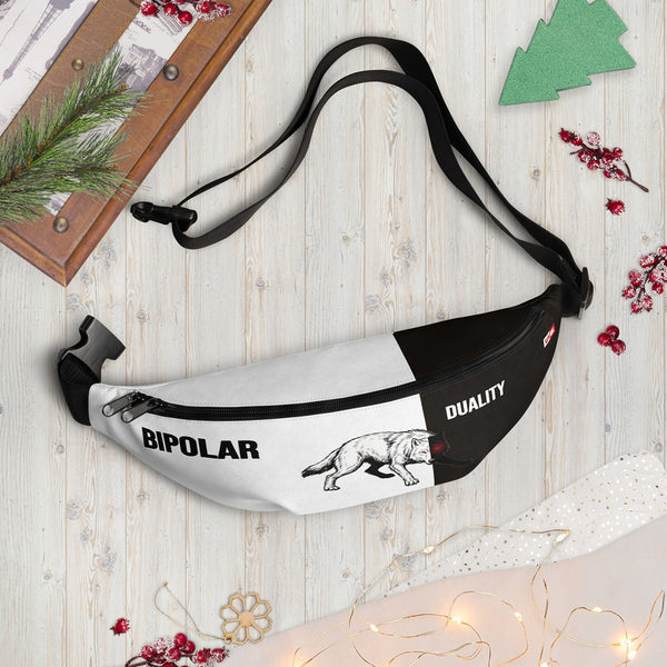 ILLTOCHILL Bipolar disorder gift Fanny Pack – Holiday season Front (Clear)