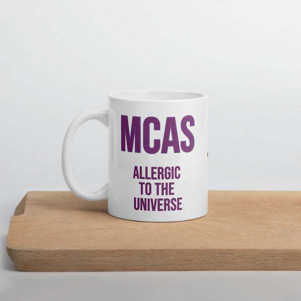 ILLTOCHILL MCAS awareness Mast cell activation syndrome gift White glossy mug – Environment Cutting board