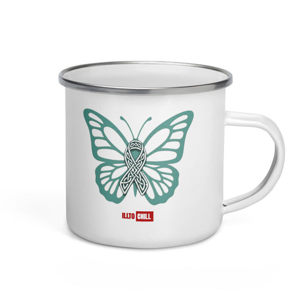 ILLTOCHILL POTS awareness gift Enamel Mug – Default Right