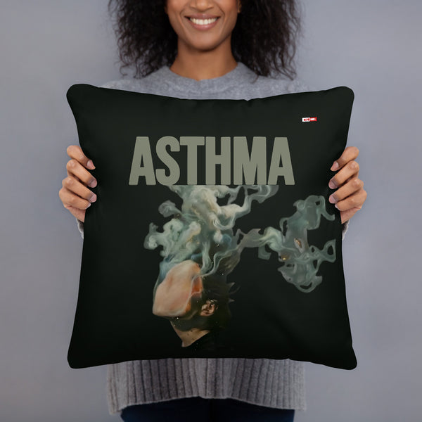 ILLTOCHILL Asthma Support Pillow – Person Front (Black)
