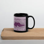 Wired Brain Epilepsy Black Mug – by ILLTOCHILL Bold Statement