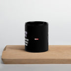 ILLTOCHILL RA awareness Rheumatoid Arthritis support gift Black Glossy Mug – Lifestyle 3 Front