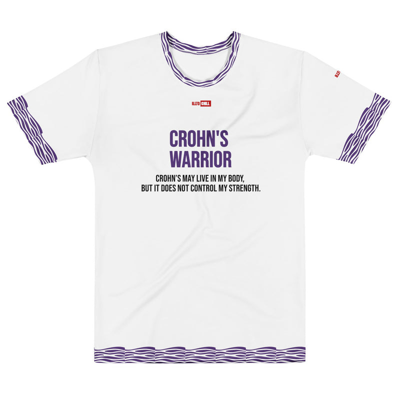 ILLTOCHILL Crohn's Disease Awareness T-Shirt – Flat Front (White) #2