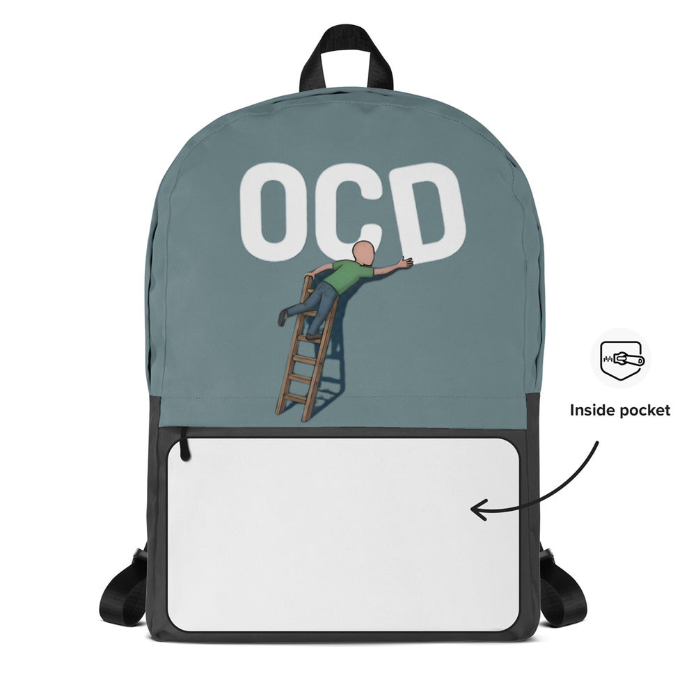 ILLTOCHILL OCD Awareness Backpack – Default Front 2 (Clear)