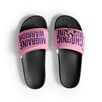 ILLTOCHILL Chronic Migraine Awareness Women's Slides – Flat Front (Chronic Migraine Awareness Women's Slides)