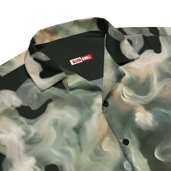 ILLTOCHILL Asthma awareness support Unisex button shirt – Product details Product details (Black)