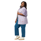 ILLTOCHILL CM Chiari Malformation awareness Unisex button shirt – Women's 3 Left (White)