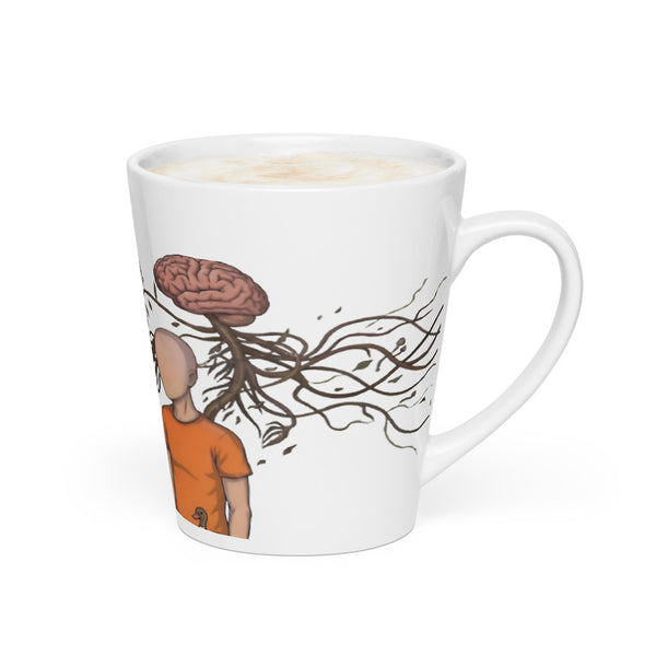 ILLTOCHILL MS awareness Multiple Sclerosis support gift Latte mug – Flat 2 Right