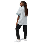 ILLTOCHILL OCD awareness Obsessive-Compulsive Disorder Unisex button shirt – Women's Back (White)