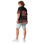 ILLTOCHILL CRPS awareness Complex Regional Pain Syndrome support Unisex button shirt – Men's Back (Black)