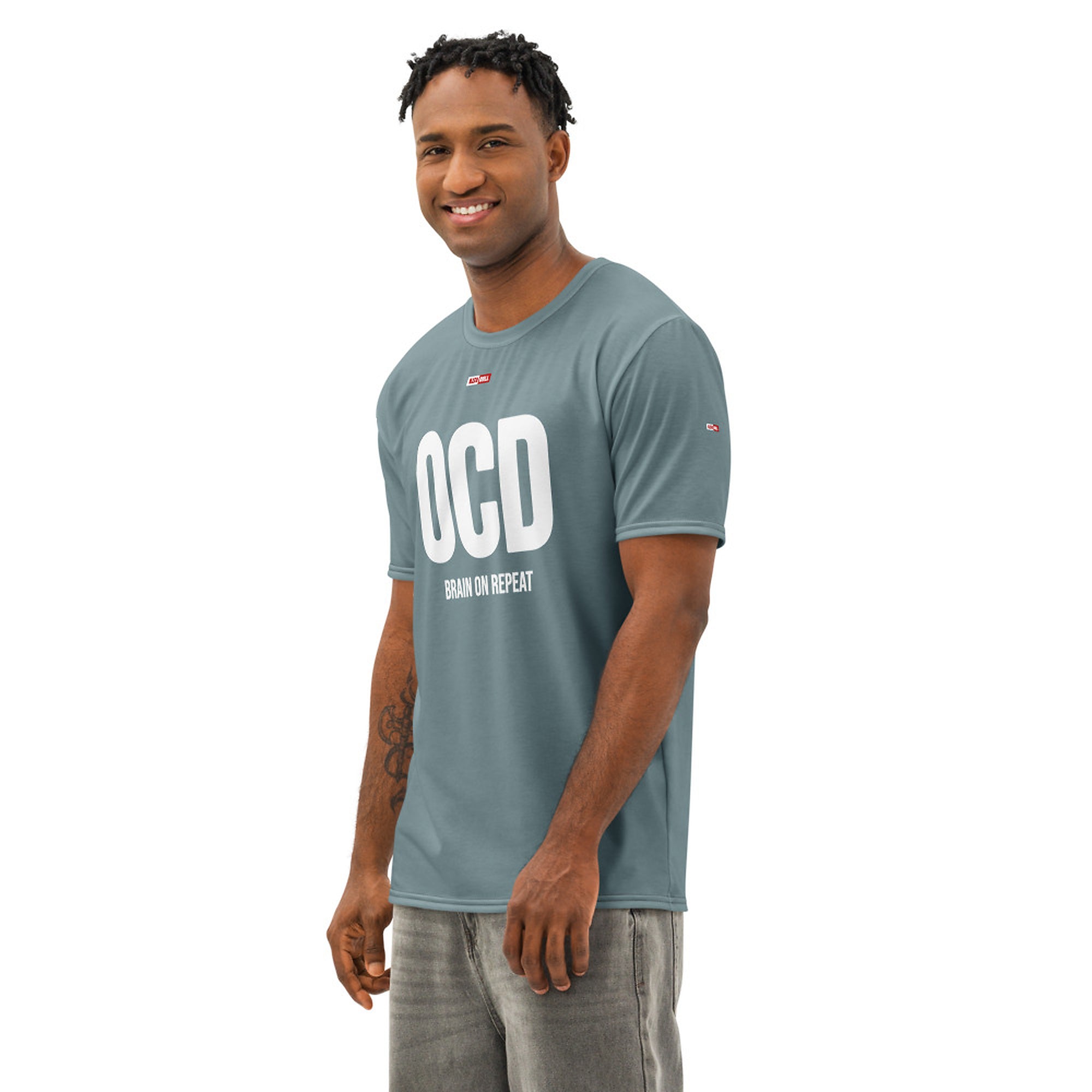ILLTOCHILL OCD Awareness T-Shirt – Men's Left Front (Black) #2