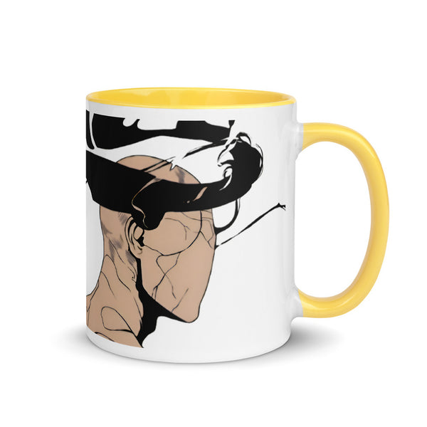 ILLTOCHILL CPTSD awareness Complex Post-Traumatic Stress disorder gift Mug with Color Inside – Flat Right