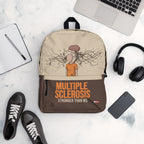 ILLTOCHILL MS Awareness Backpack – Flat Lifestyle Front (Black)