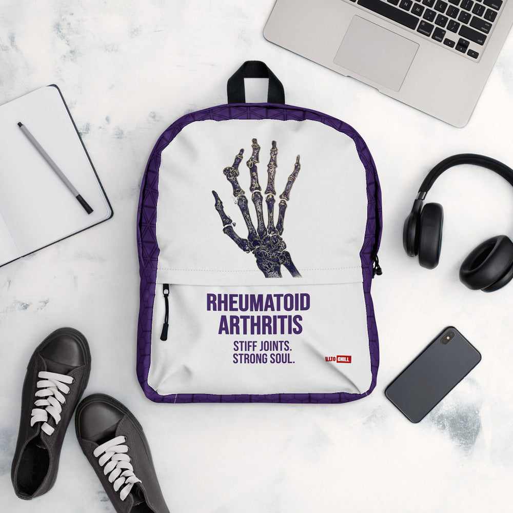 ILLTOCHILL RA Awareness Backpack – Flat Lifestyle Front (Clear)