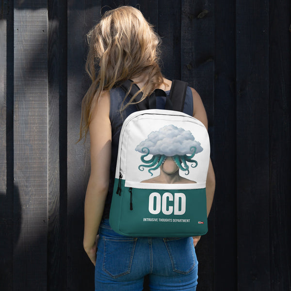 ILLTOCHILL OCD Awareness Backpack – Women's Lifestyle Front (Clear)