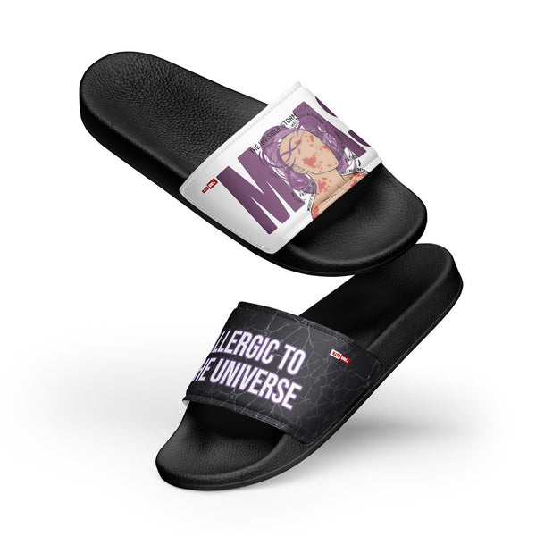 ILLTOCHILL MCAS Awareness Men's Slides – Flat 5 Front (Mcas Awareness Men's Slides)