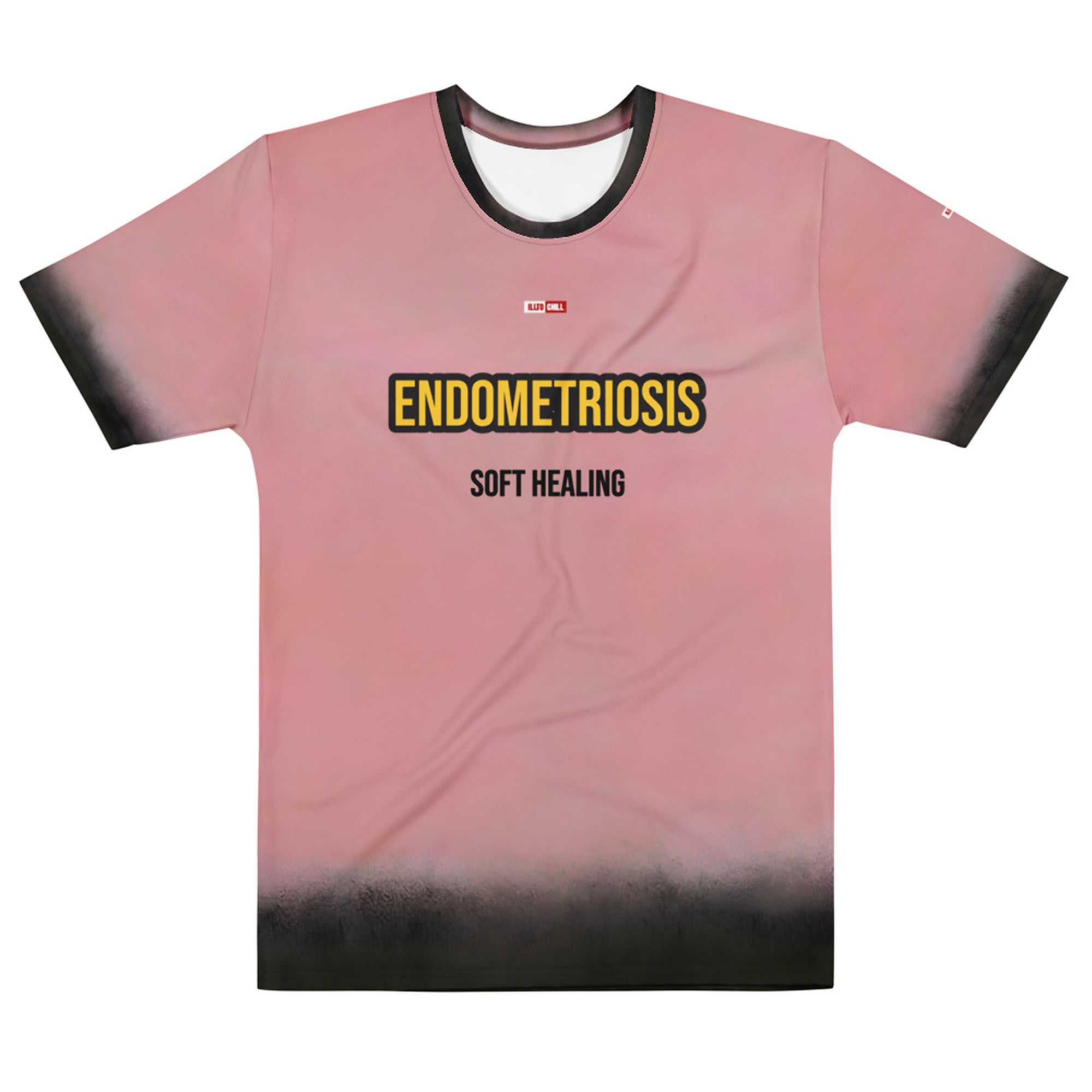 ILLTOCHILL Endometriosis Awareness T-Shirt – Flat Front (Black)
