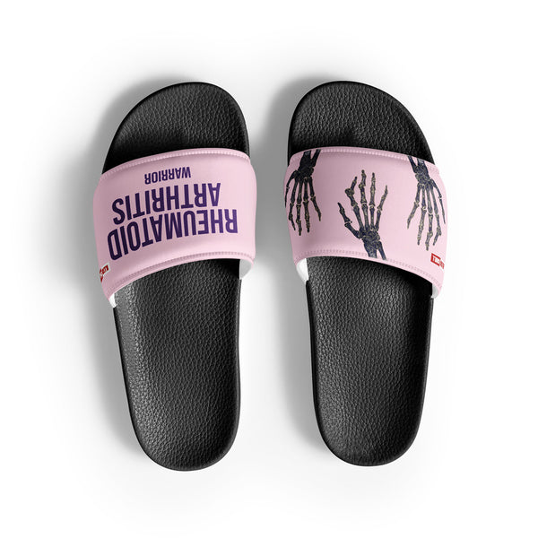 ILLTOCHILL RA Awareness Women's Slides – Flat Front (Ra Awareness Women's Slides)
