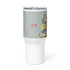 ILLTOCHILL Tourette syndrome awareness TS gift Travel mug with a handle – Flat Front